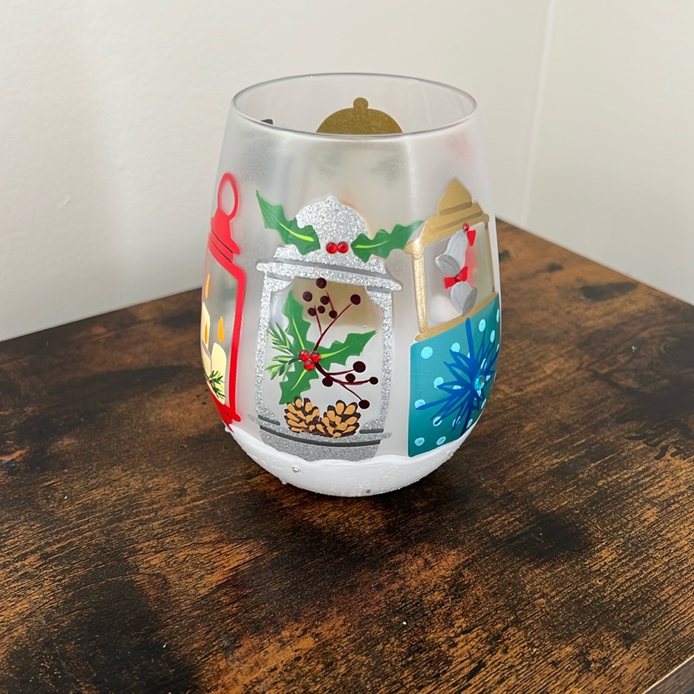 Lolita Love My Wine Festive Lanterns Steamless Wine Glass